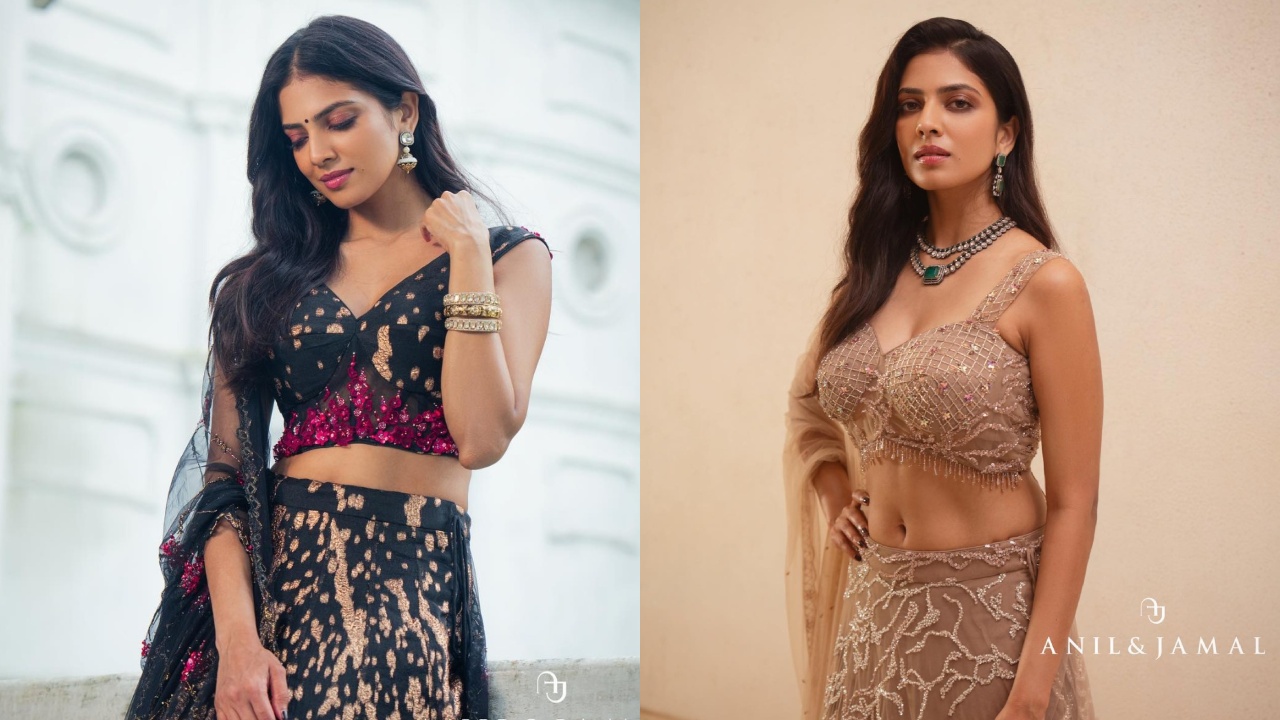 A guide to your modern day lehenga choli designs by Malavika Mohanan [Photos] 855064