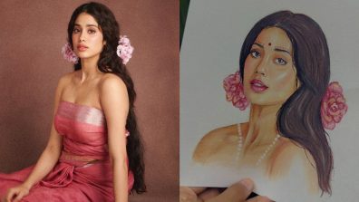 A Janhvi Kapoor fan wins internet with his ‘real-life’ sketching skills, shares a portrait of former