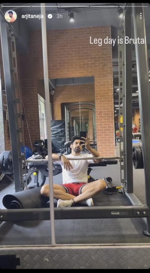 A sneak peek into Arjit Taneja’s ‘brutal’ leg day, see pic 850394