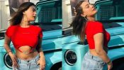 Aashika Bhatia spells chic in red crop top and denim mini skirt, see pics