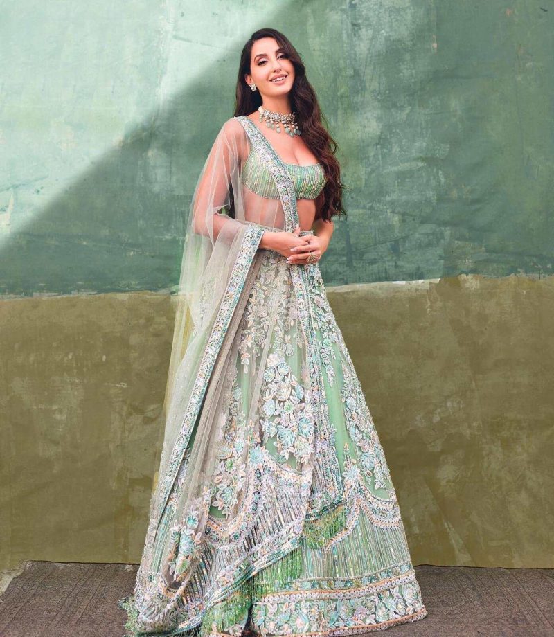 Aishwarya Rai, Kiara Advani and Nora Fatehi’s latest lehenga blouse designs are setting trends [Photos] 855082