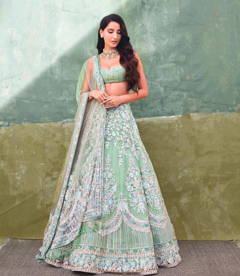 Aishwarya Rai, Kiara Advani and Nora Fatehi’s latest lehenga blouse designs are setting trends [Photos] 855084