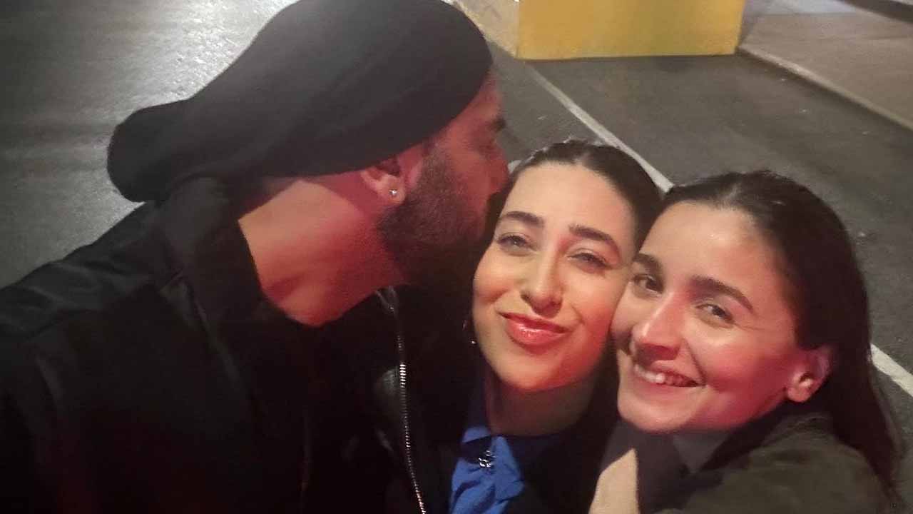 Alia Bhatt, Ranbir Kapoor, and Karisma Kapoor's picture-perfect moment in New York 848866