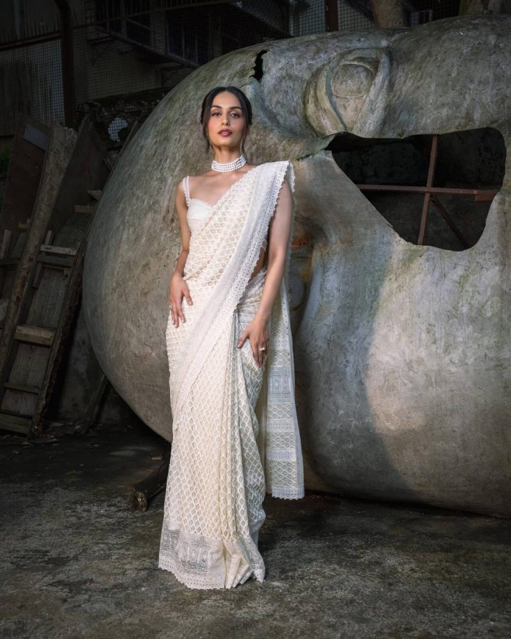 Ananya Panday, Rakul Preet Singh, And Manushi Chillar: Divas Set Trend In Indo-western Saree With Sultry Blouse 851297