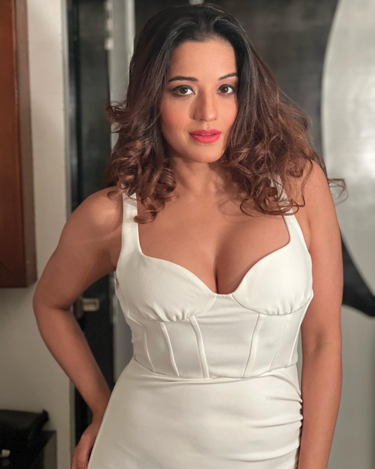 Antara Biswas, Aka Monalisa, Makes Jaws Drop In White Corset Midi Dress And Rosy Lips 849976