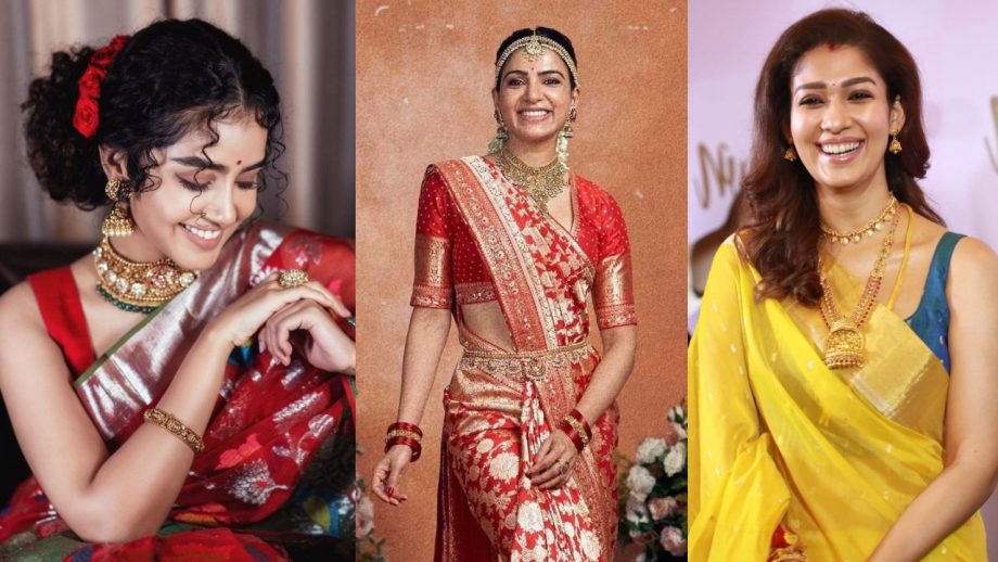 Anupama Parameswaran, Samantha Ruth Prabhu and Nayanthara show the 3 must-have sarees in your wardrobe 854939