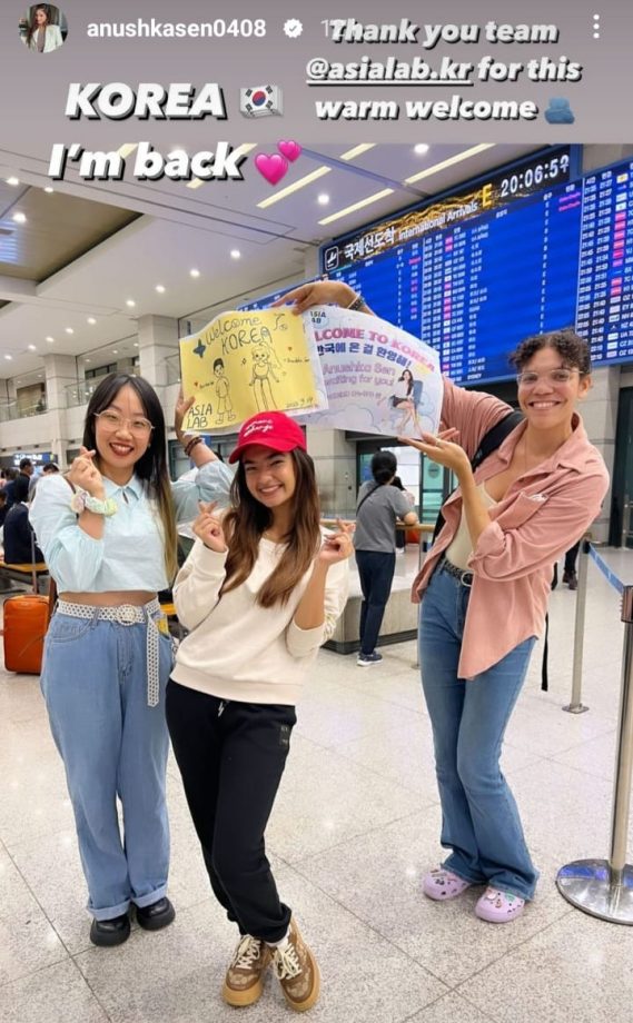 Anushka Sen gets warm ‘fan welcome’ in Seoul, Korea 851719