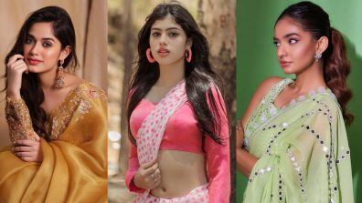 Anushka Sen, Jannat Zubair, And Riva Arora Share The Code To Be Desi Girl In Saree