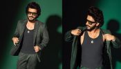 Arjun Kapoor Redefines Class In Olive Green Velvet Pantsuit And Matching Boots