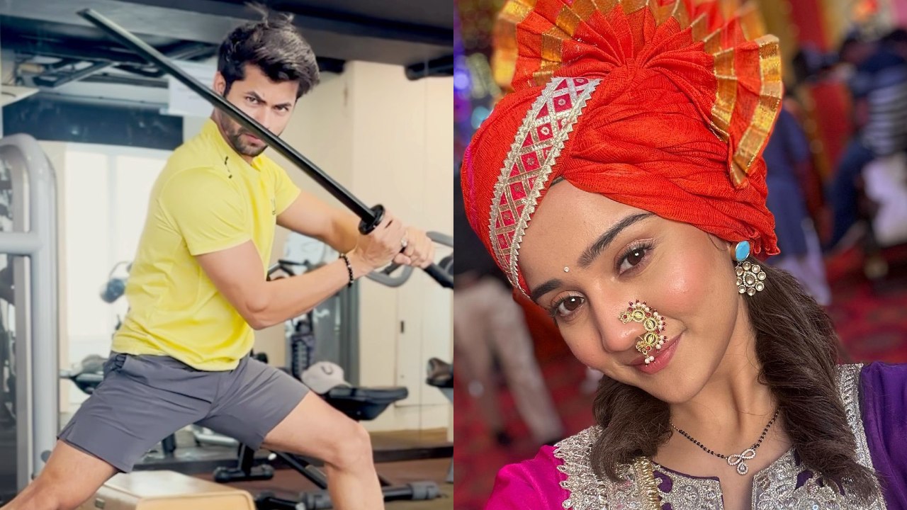 Ashi Singh Turns Marathi Mulgi In Purple Anarkali Suit, Siddharth Nigam Flaunts 'Zoro' Action 856332