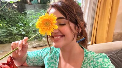 Ashnoor Kaur shares candid sun-kissed photos in green floral top