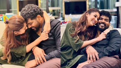 Nayanthara Hugs Hubby Vignesh Shivan; Pics Exude Perfect Couple Goals