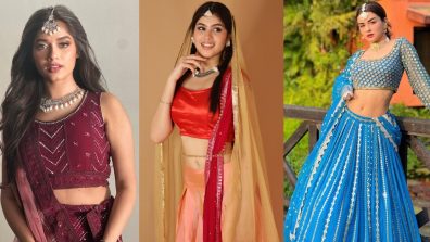 Avneet Kaur, Jannat Zubair and Riva Arora are beauties in crop top lehengas, take cues