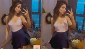 Avneet Kaur redefines preppy glam in pink top and blue mini skirt, watch