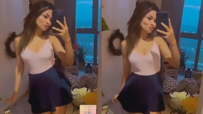 Avneet Kaur redefines preppy glam in pink top and blue mini skirt, watch