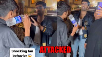 Bhagya Lakshmi actor Akash Choudhary attacked by a fan, watch video