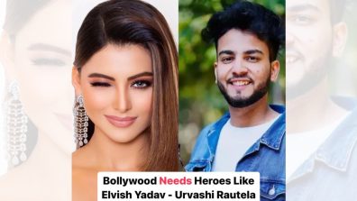 “Bollywood needs more heroes like Elvish Yadav,” Urvashi Rautela goes all praises for the Bigg Boss OTT winner