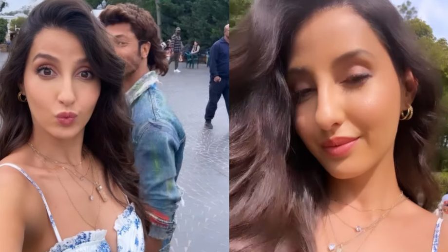 Caught On Camera: Nora Fatehi And Vidyut Jammwal's Street Adventure 855690