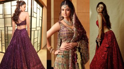 Crop Top Lehengas: Your Season’s Style Secrets from Pooja Hegde, Rashmika Mandanna & Nayanthara