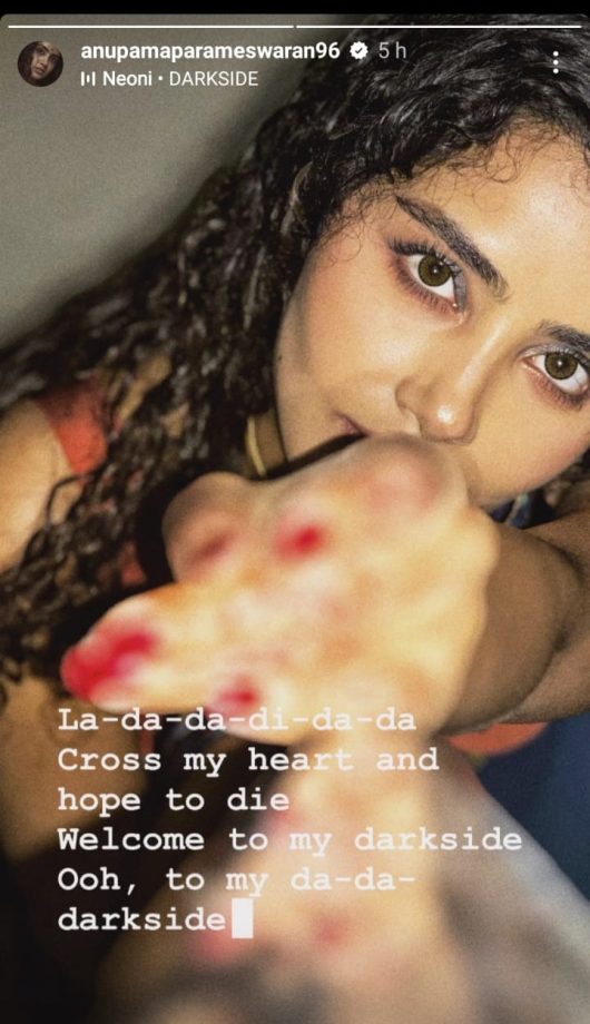 “Cross my heart…and hope to die,” Anupama Parameswaran drops cryptic post 852512