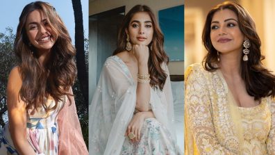 Deck up in trendy Anarkalis like Kajal Aggarwal, Pooja Hegde and Rakul Preet Singh [Photos]