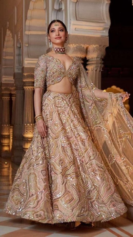 Design your lehenga cholis like Anupama Parameswaran, Rashmika Mandanna, Tamanna Bhatia 854088