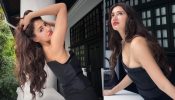 Disha Patani dazzles in an off-shoulder black Versace dress