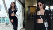 Divya Khosla Kumar keeps her airport runway style intact in all black casual set [Photos]