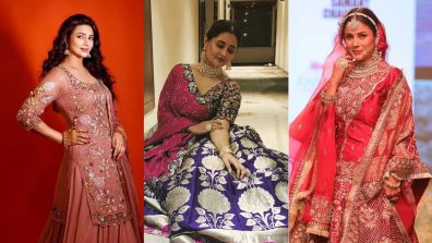 Divyanka Tripathi, Rashami Desai and Shehnaaz Gill’s lehenga designs are your ethnic must-haves