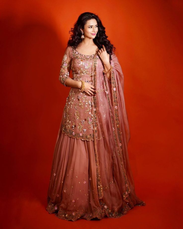 Divyanka Tripathi, Rashami Desai and Shehnaaz Gill's lehenga designs are your ethnic must-haves 855487