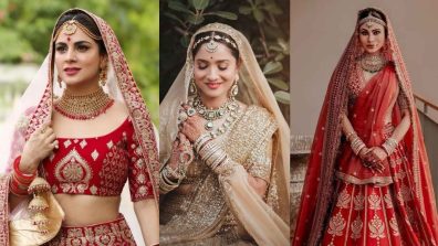 Dreamy Bridal Poses Inspiration Ft. Ankita Lokhande, Mouni Roy, And Shraddha Arya