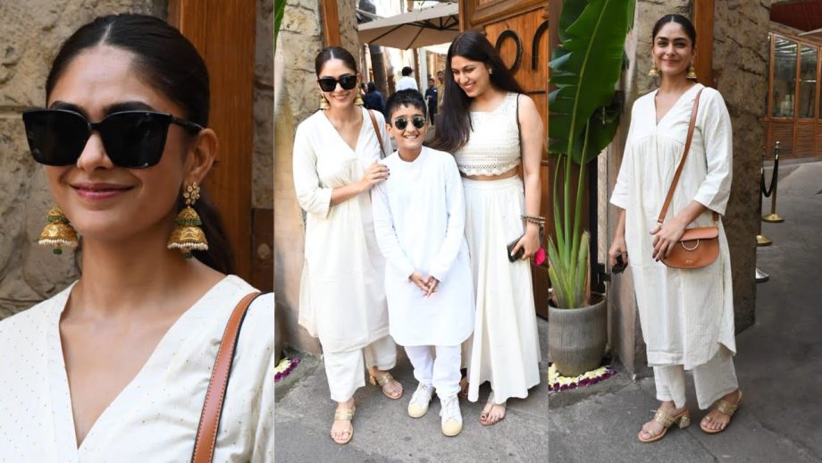 Easy kurta pajama styling cues from Mrunal Thakur, Kriti Sanon and Shanaya Kapoor 856051