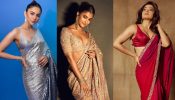 [Festive Picks] Pooja Hegde, Rakul Preet Singh, Rashmika Mandanna: Designer saree and blouse neck designs