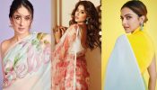 Flowy Organza Sarees & Trendy Blouse Back Designs: Deepika, Janhvi, Kareena’s Picks