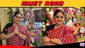 #GaneshChaturthi2023: We have a grand decor set up for Ganpati Bappa with real flowers: Indira Krishnan