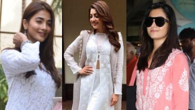 Get ready with Kajal Aggarwal, Pooja Hegde and Rashmika Mandanna in chikankari kurtis [Photos]