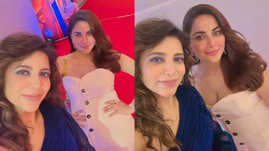 Gorgeous beauties! Shraddha Arya and Neha Adhvik Mahajan’s glam bold picks stand out for evening parties 849622