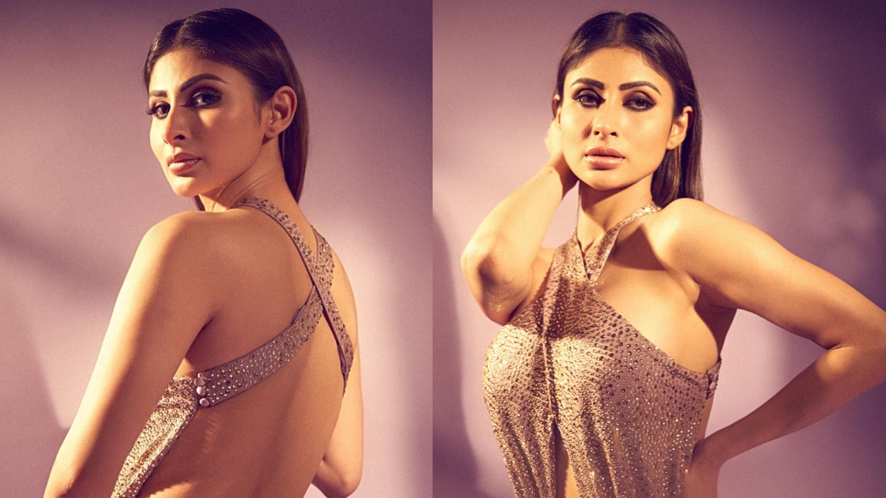 GQ India Best Dressed 2023: Mouni Roy steals the spotlight in a sexy navel-showing shimmering gown 850006
