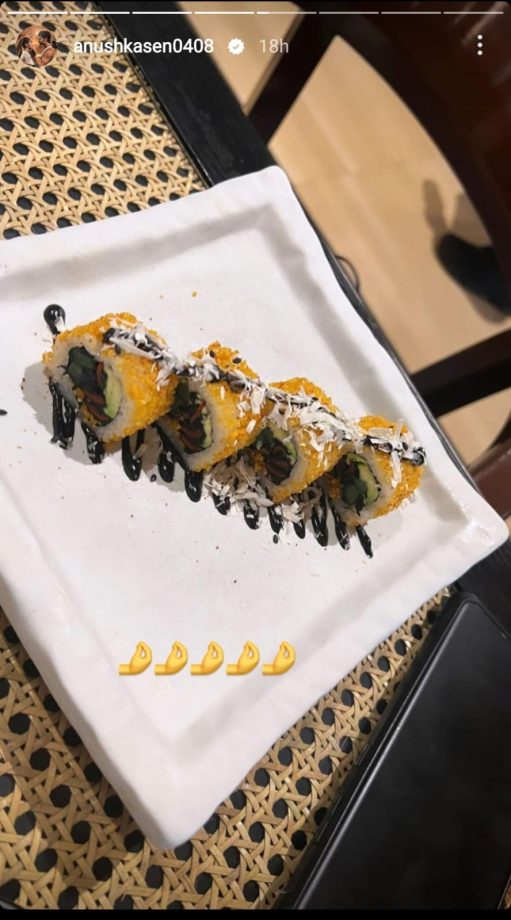 Inside Anushka Sen’s delectable dine time: Dumplings, sushi and more 849195