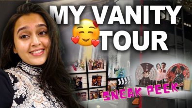 Inside Tejasswi Prakash’s luxe vanity van, see video