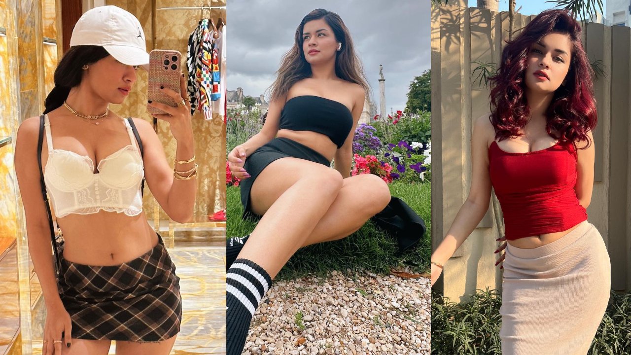 Instagram Queen Avneet Kaur Flaunts Curves In Crop Top And Skirt; Checkout Photos 850879