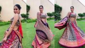 Janhvi Kapoor’s heavy embroidered lehenga choli design can be your go-to festive staple
