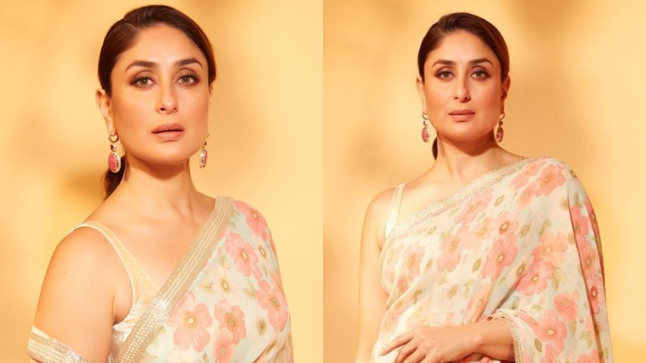 Kareena Kapoor is floral muse in pink see-through saree, internet calls her ‘hot padosan’ 852186