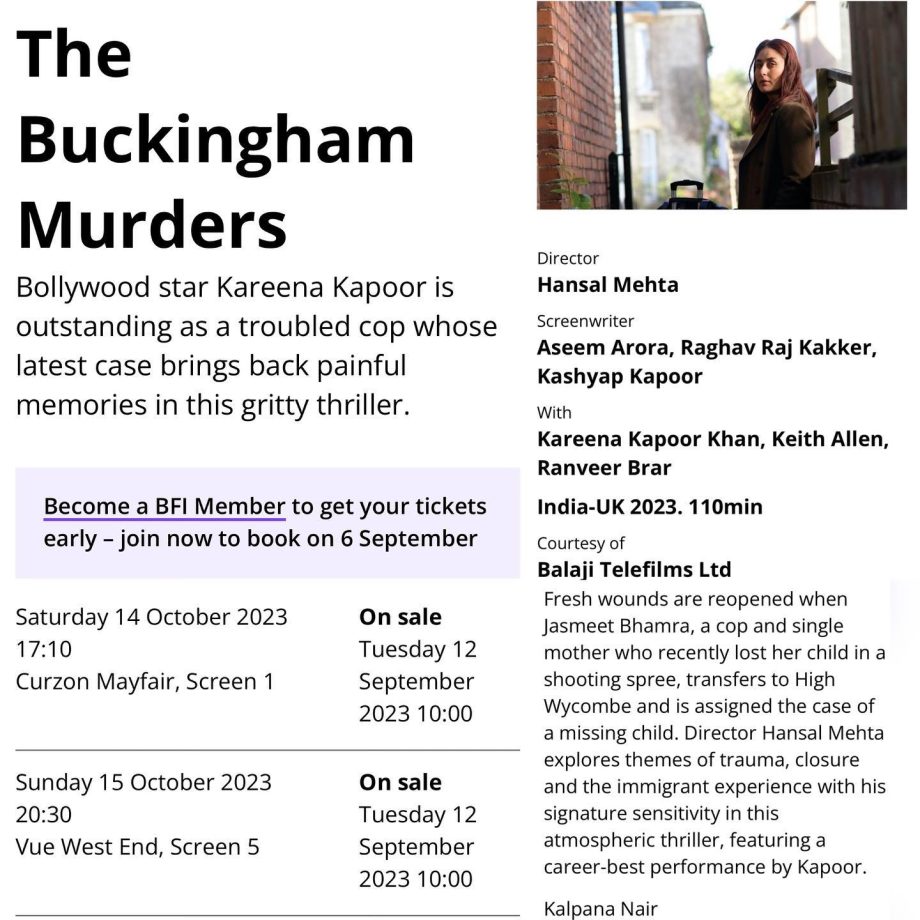 Kareena Kapoor's 'The Buckingham Murders' set to premiere at BFI London Film Festival, deets inside 847948