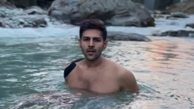 Kartik Aaryan Wraps Up ‘Chandu Champion’ Kashmir Schedule Dipping In Icey Water