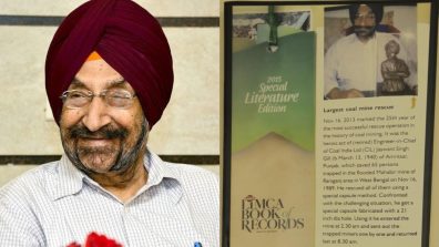 Late Sardar Jaswant Singh Gill holds “World Book of Records” and “Limca Book of Records” for successfully conducting World’s Largest Coal Mine Rescue Operation