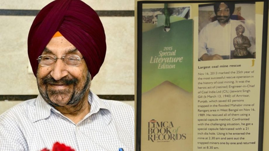 Late Sardar Jaswant Singh Gill holds "World Book of Records" and "Limca Book of Records" for successfully conducting World’s Largest Coal Mine Rescue Operation 856012