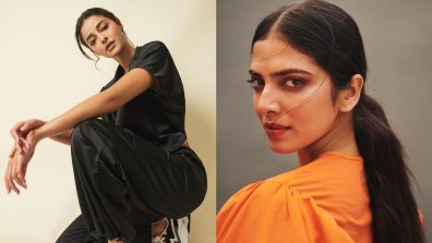 Malavika Mohanan In Tangerine Mini Dress Or Ananya Panday In Black Co-ords: Who Is Your Inspiration In Comfort Style?