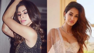 Mouni Roy sets internet ablaze in plunge neck sequinned LBD, Disha Patani says ‘super hot’