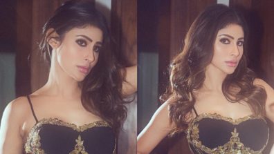 Mouni Roy Ups The Sensuality Bar In Black Gold Embellished Mini Dress, Shamita Shetty Feels Heat